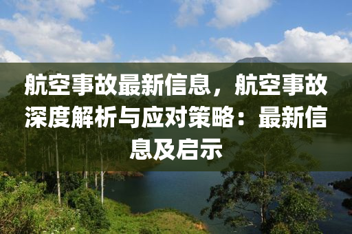 航空事故最新信息，航空事故深度解析與應(yīng)對策略：最新信息及啟示