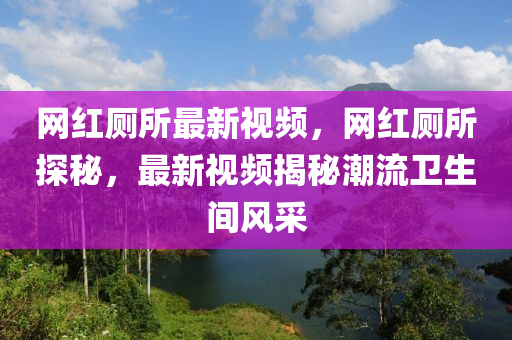 網(wǎng)紅廁所最新視頻，網(wǎng)紅廁所探秘，最新視頻揭秘潮流衛(wèi)生間風(fēng)采