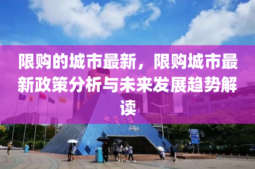 限購的城市最新，限購城市最新政策分析與未來發(fā)展趨勢解讀