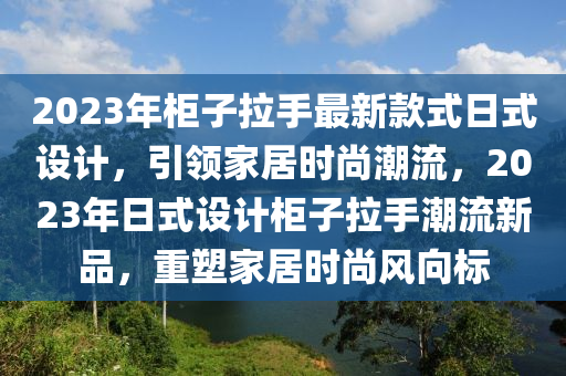 2023年柜子拉手最新款式日式設(shè)計(jì)，引領(lǐng)家居時(shí)尚潮流，2023年日式設(shè)計(jì)柜子拉手潮流新品，重塑家居時(shí)尚風(fēng)向標(biāo)