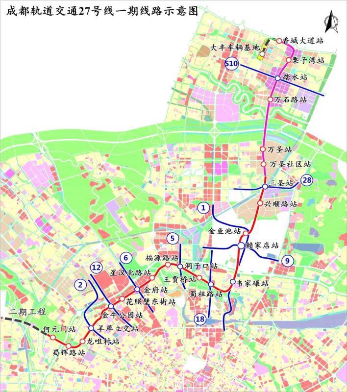 深圳27號線最新線路圖，深圳地鐵27號線全新線路圖發(fā)布